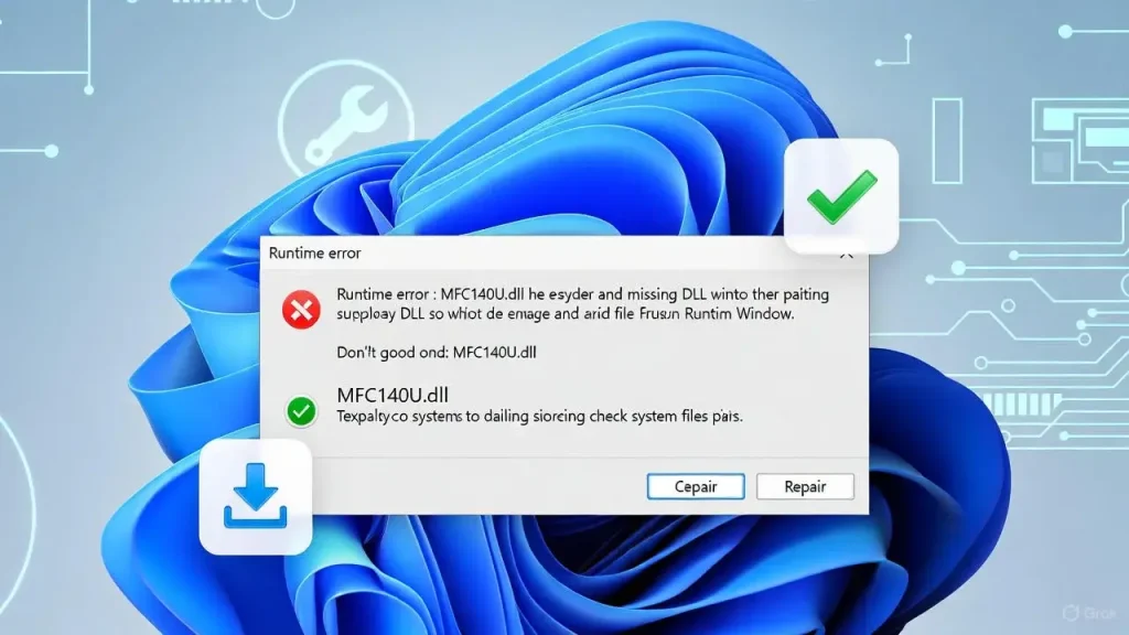 Fixing MFC140U Missing Runtime Errors on Windows (1)