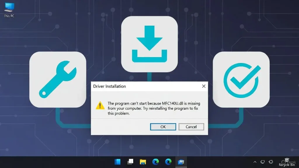 Resolving MFC140U Missing Runtime During Driver Installations (1)